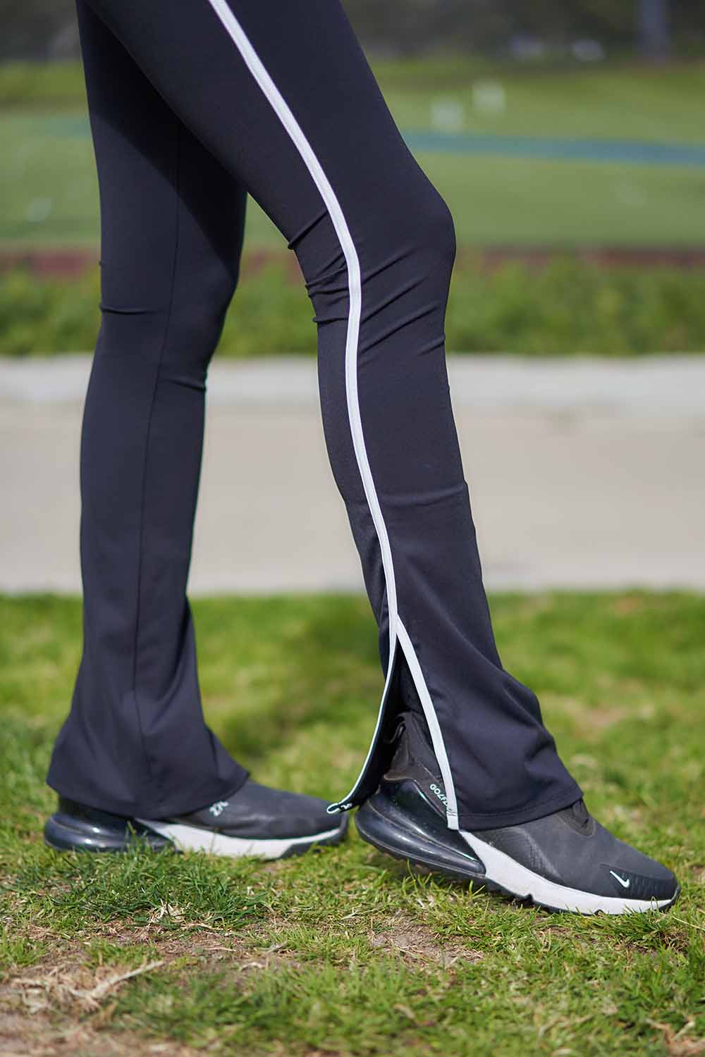 VESPR Side Slits Legging with Contrast Stripes LIFESTYLE SLIT