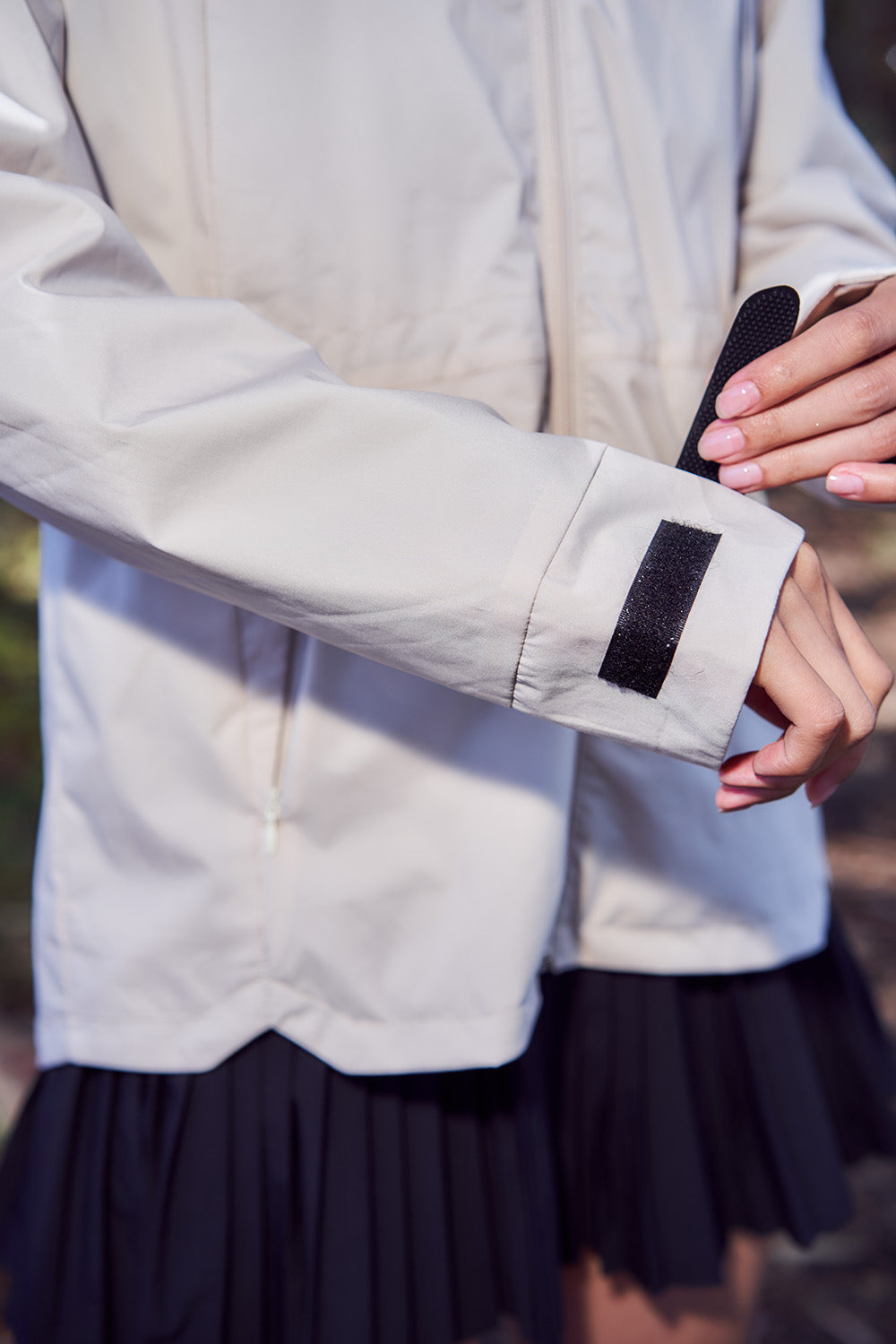 Waterproof Golf Jacket with Elastic Drawstrings