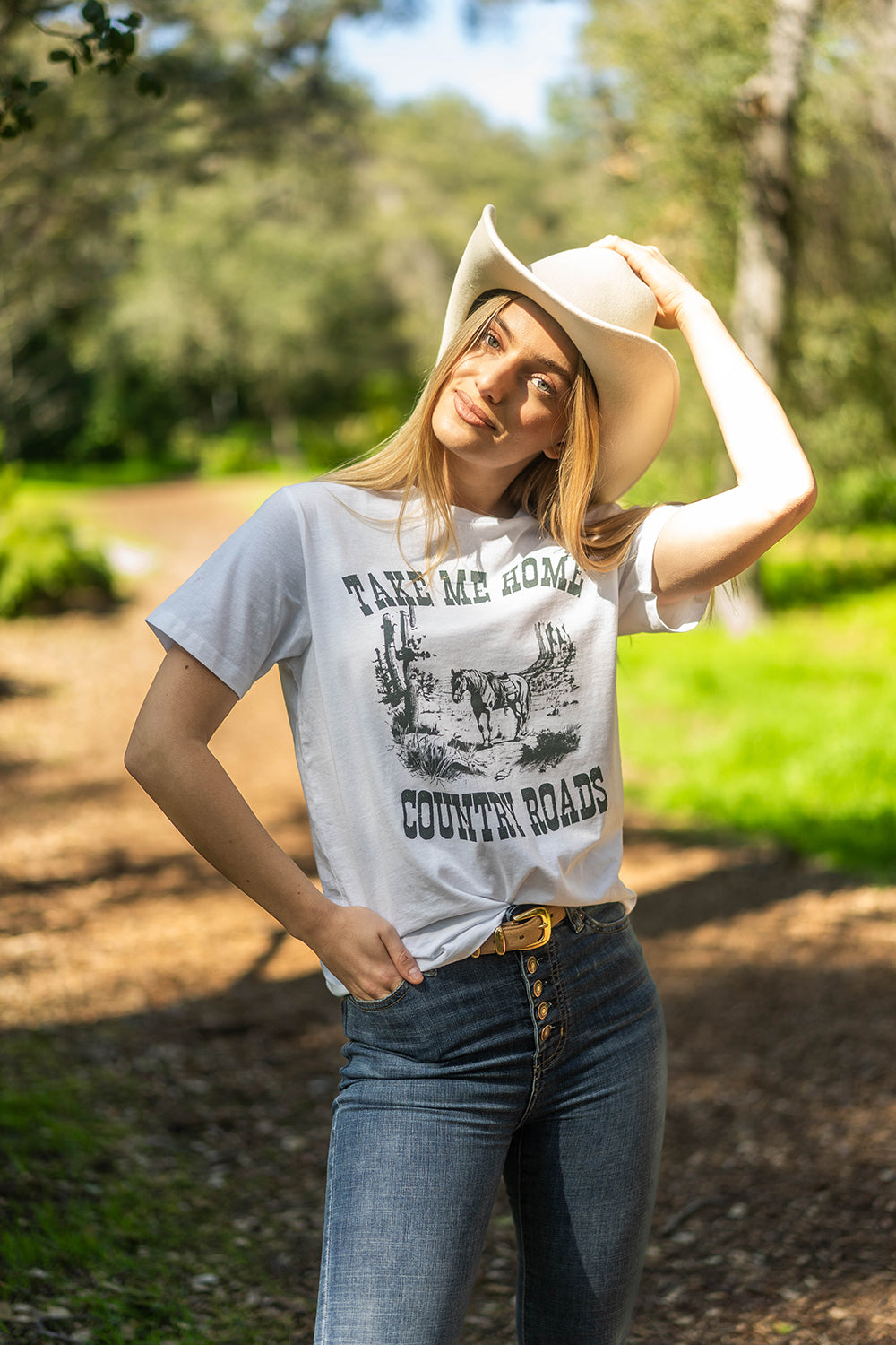Take Me Home Country Roads Bold Graphic T-Shirt