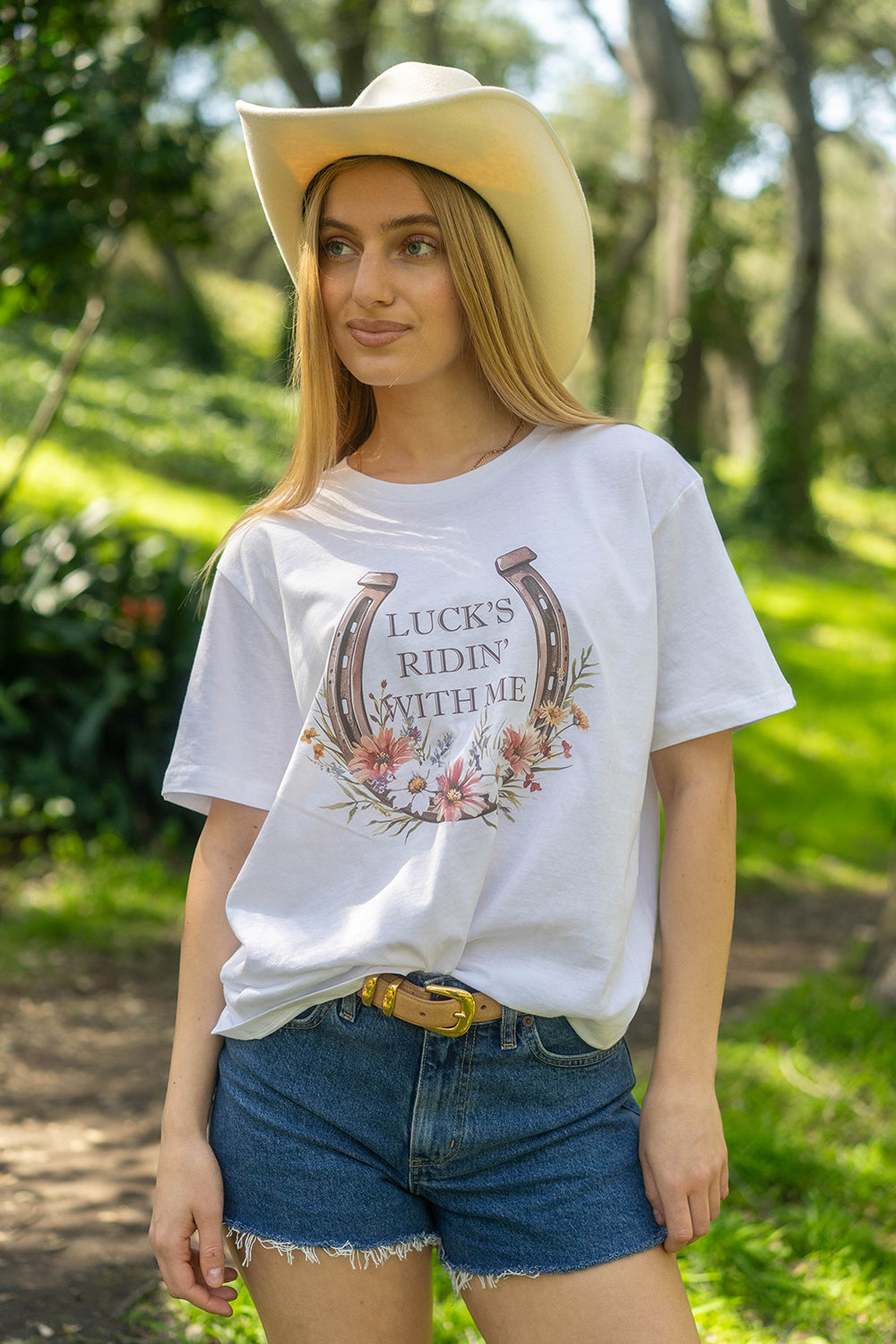 Luck’s Ridin’ With Me Graphic T-Shirt