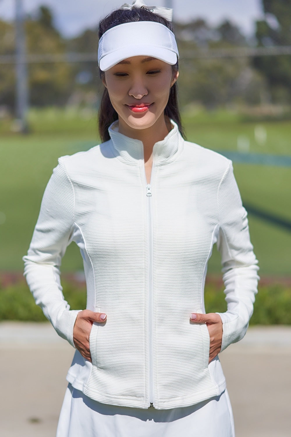 5 Pocket Ribbed Golf Jacket