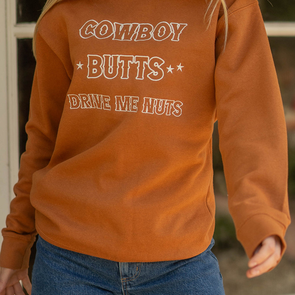 Cowboy_Butts_Drive_Me_Nuts_Rust_Embroidered_Sweatshirt_CU