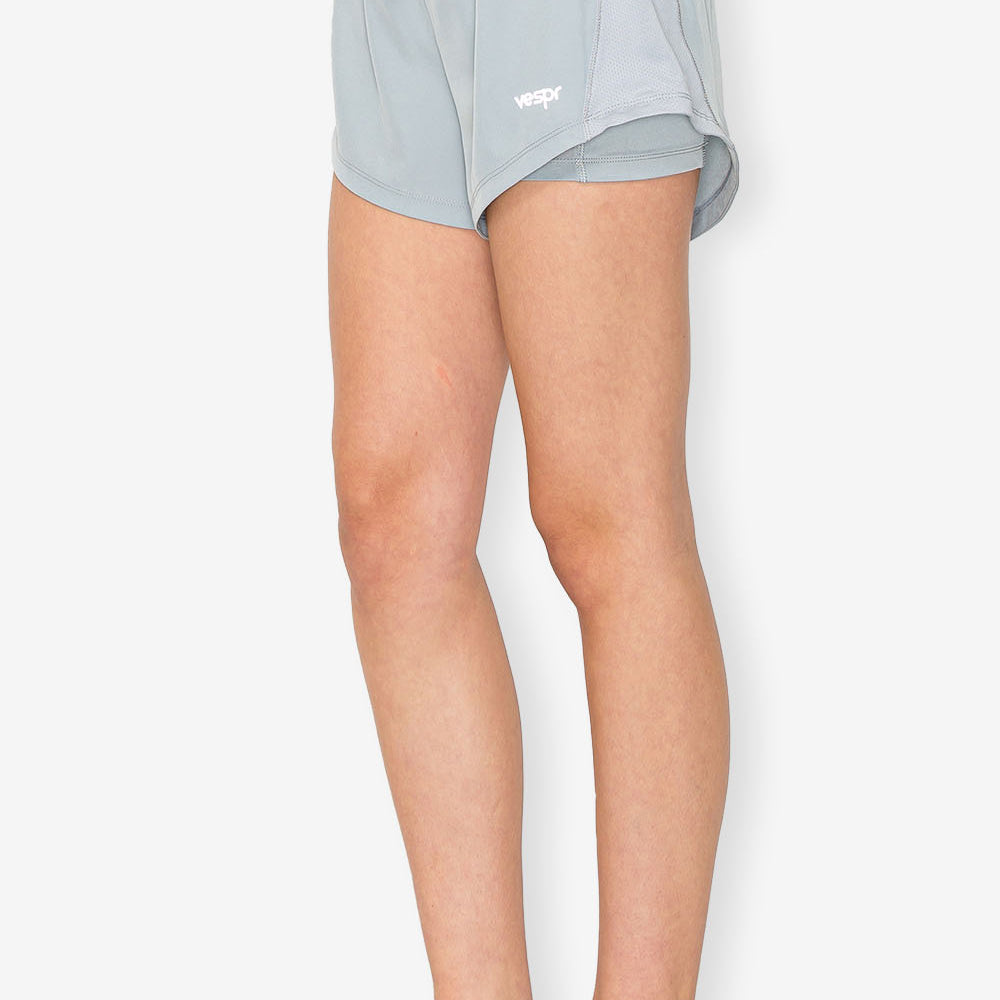 Swift Running Shorts - Smooth Silver - side