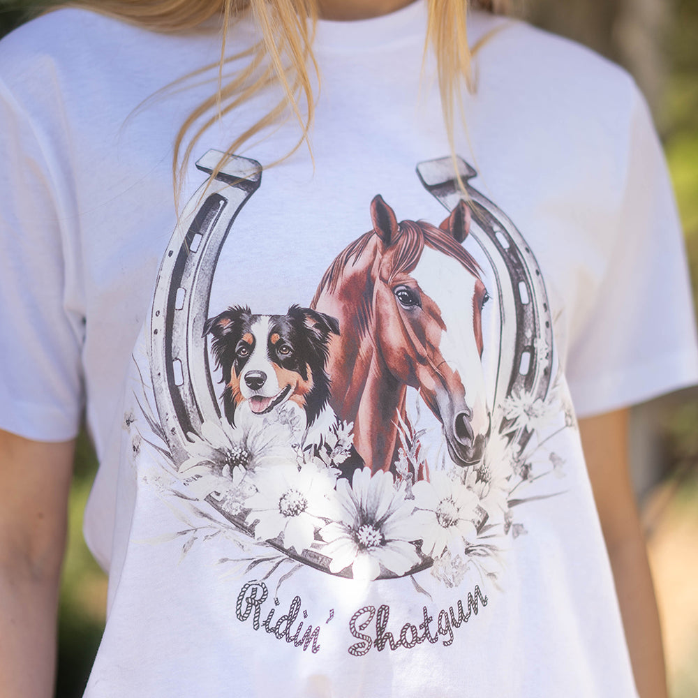 Ridin Graphics Ridin’ Shotgun Graphic T-Shirt – VESPR ACTIVE