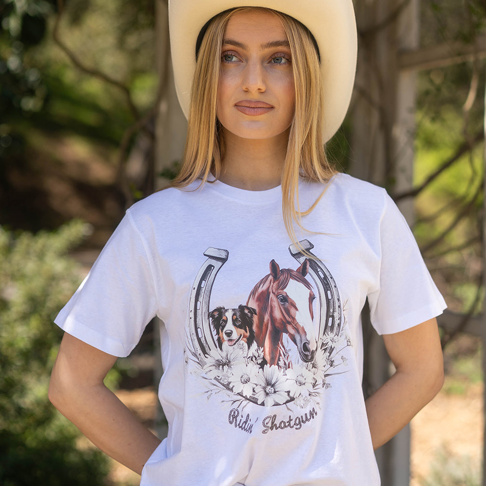 Ridin Graphics Ridin’ Shotgun Graphic T-Shirt – VESPR ACTIVE