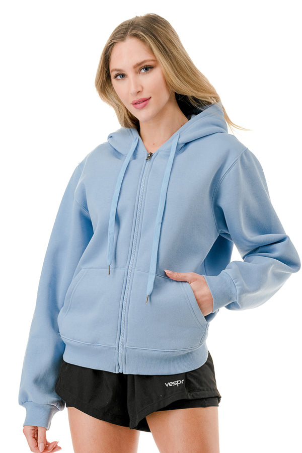 
                      
                        VESPR Heavy Weight Fleece Zip Up Sweatshirt  ANGLE
                      
                    