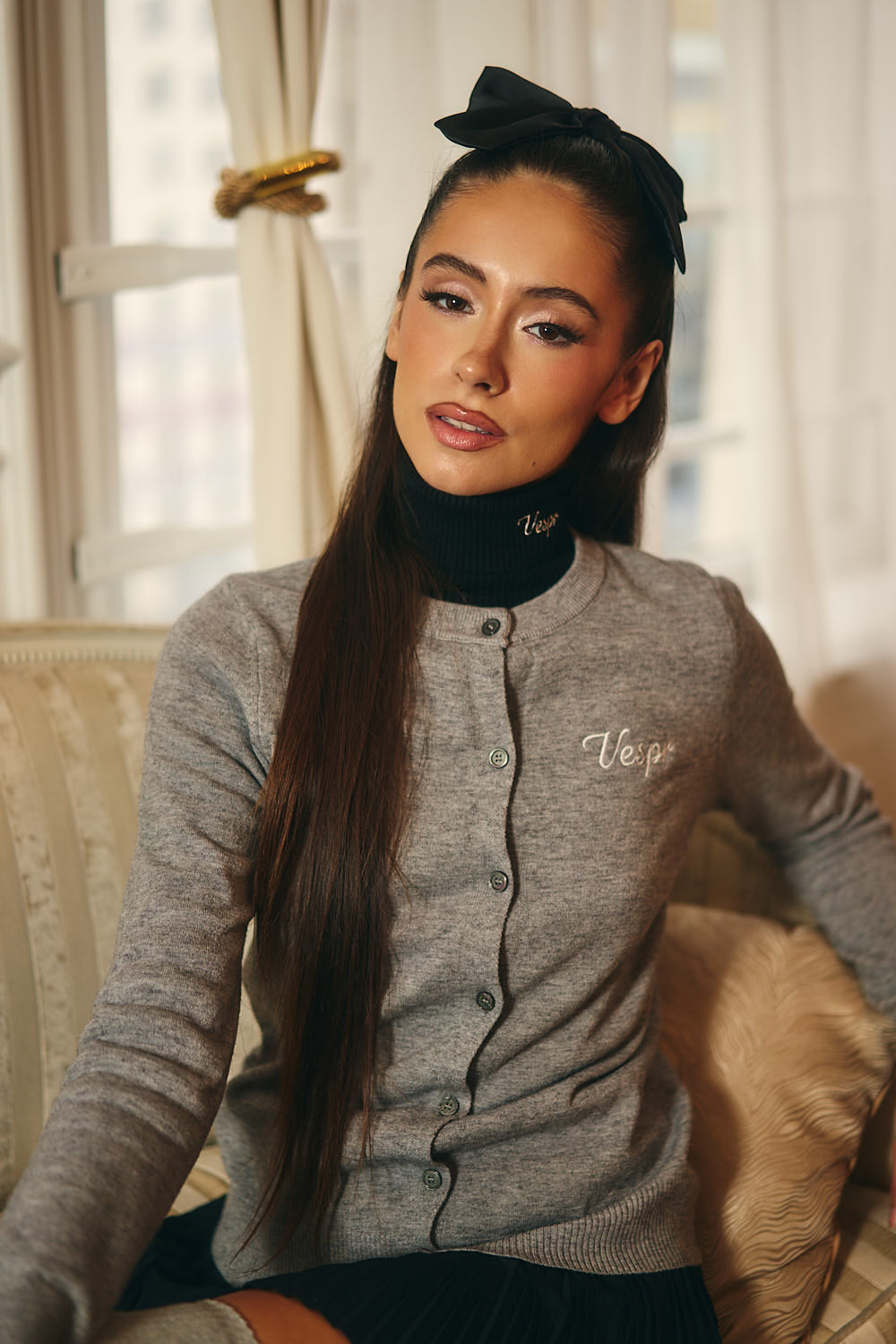 Button Down Crew Neck Ultra Soft Cardigan