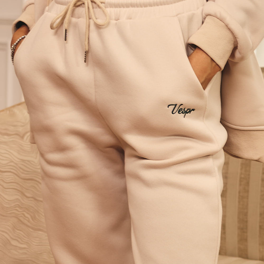 
                      
                        Fleece High Waist Sweatpants with Side Pockets
                      
                    