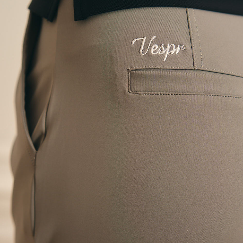 
                      
                        Pleated Wide Golf Pants with Belt Loops and Side Pockets
                      
                    