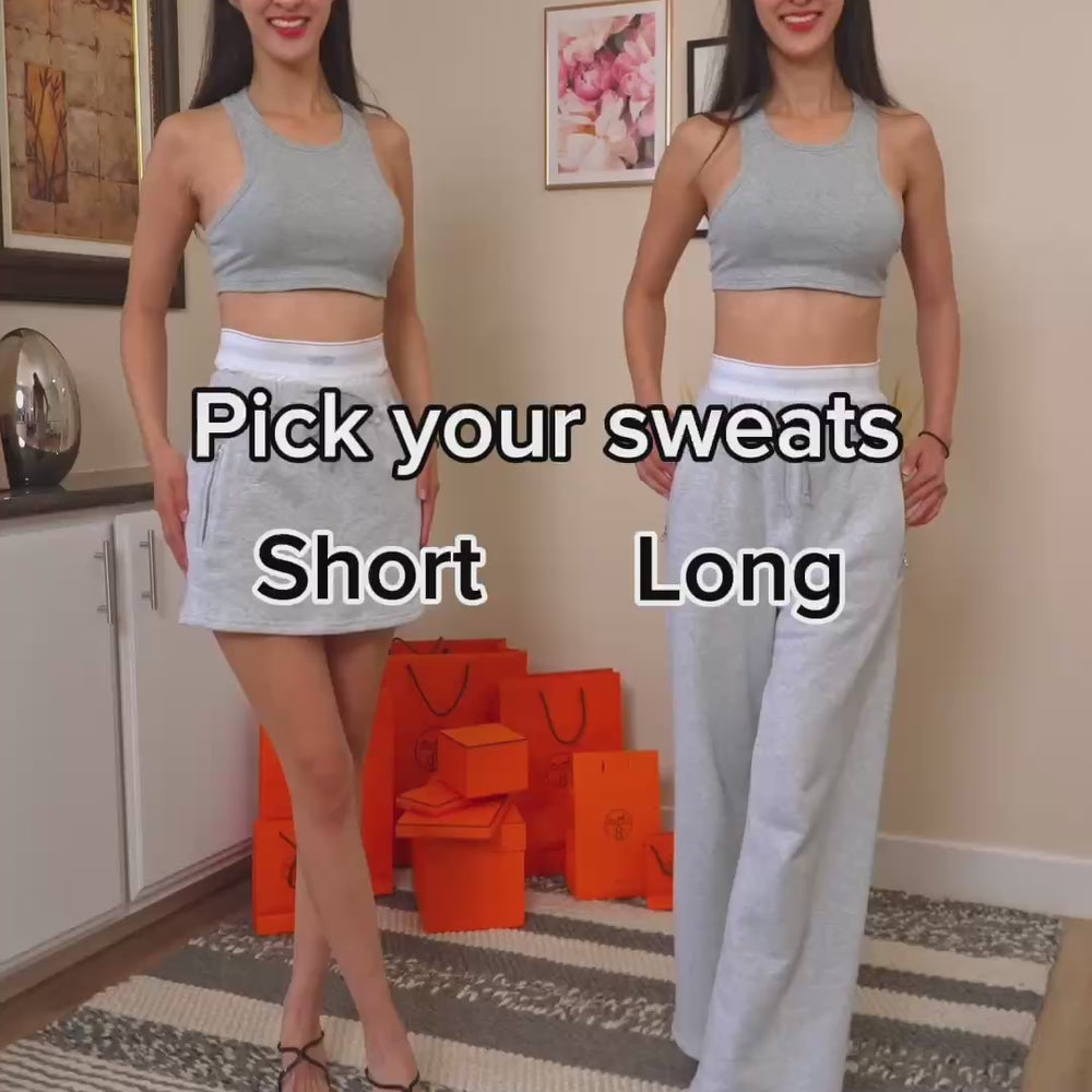 
                      
                        Load and play video in Gallery viewer, Athleisure Sweatpants with Briefs Detail
                      
                    