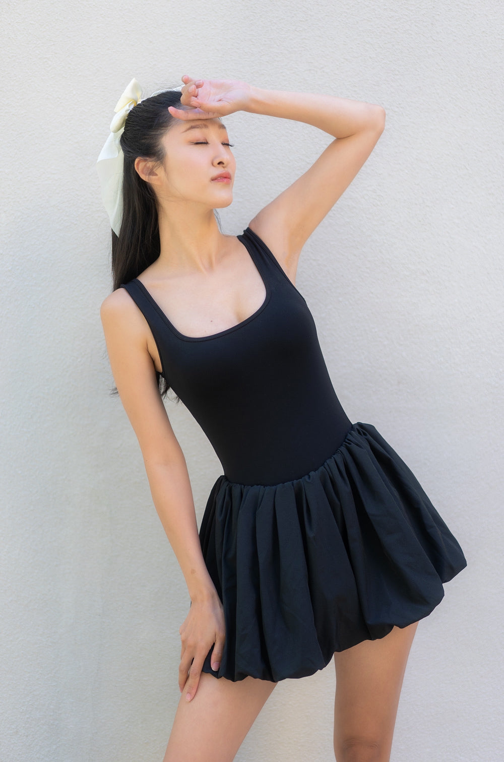 vespr_active_bubble_dress_black